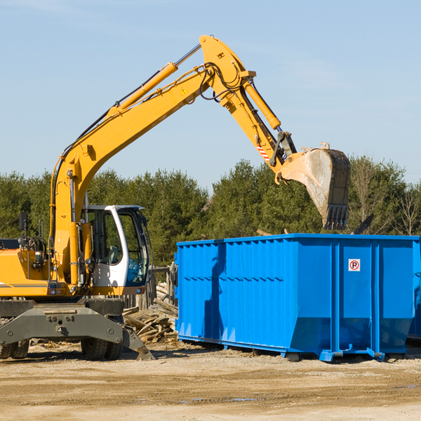 are there any restrictions on where a residential dumpster can be placed in Cocolamus PA